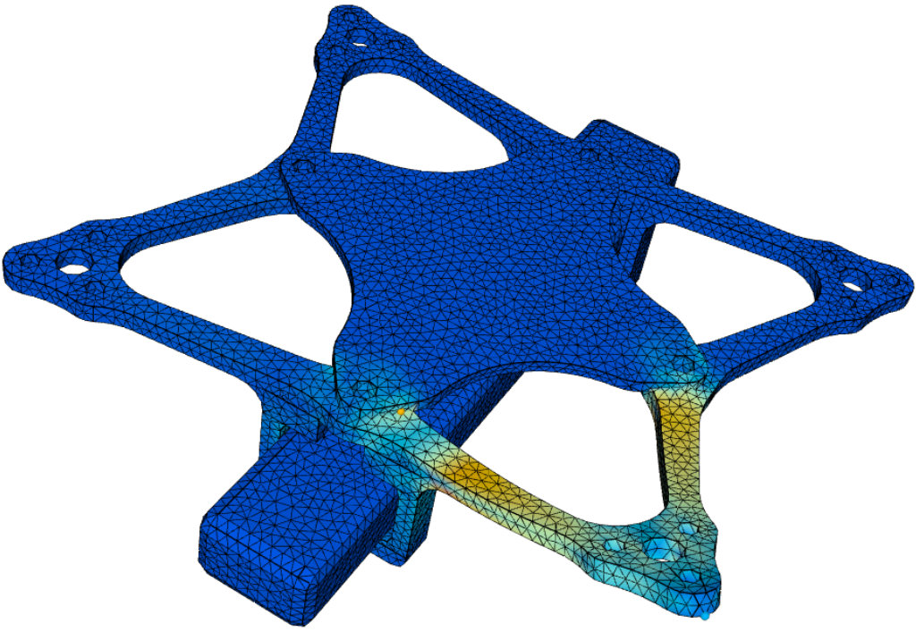 Blackfoot drone frame finite element analysis