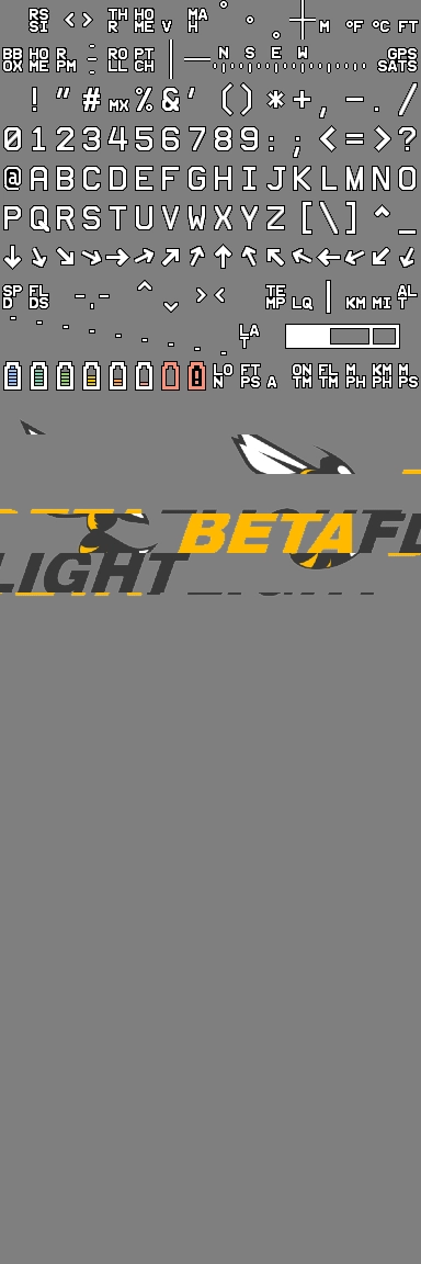 Maverick with Betaflight logo